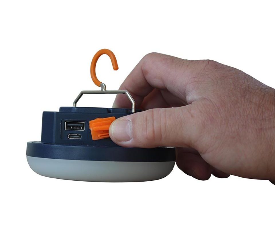 Suretti Kempingová lampa s powerbankou