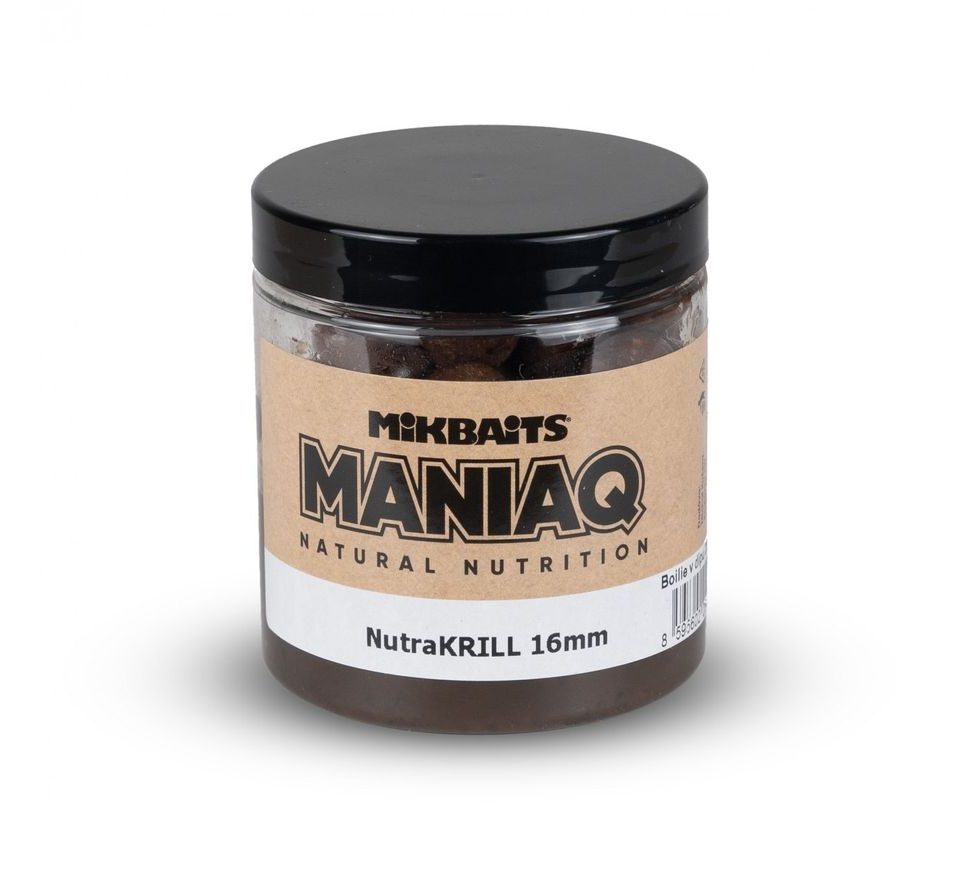 Mikbaits Boilie v dipu ManiaQ NutraKRILL 250ml