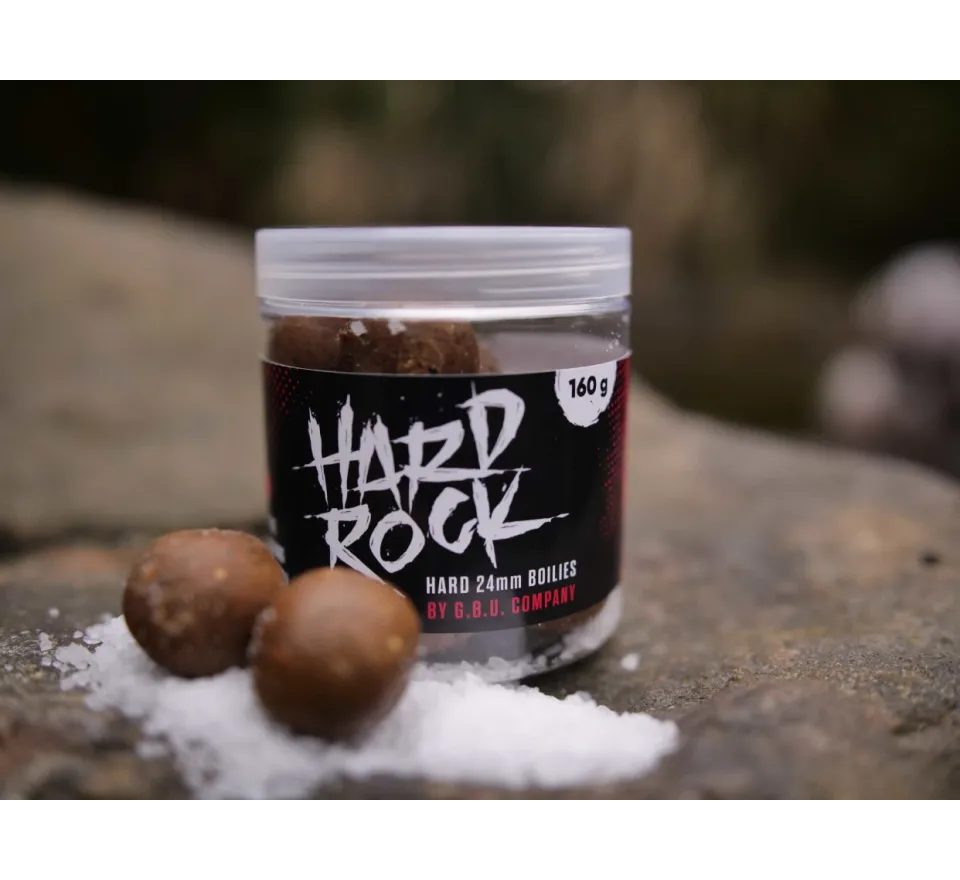 G.B.U. Tvrzené boilies v mořské soli Hard Rock 24mm 160g