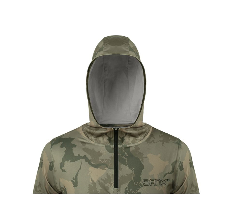 Delphin Tričko s kapucí UV Armor 50+ Banx