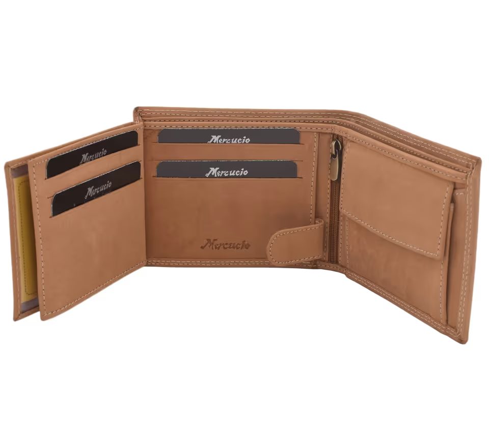Mercucio Pánská peněženka Kapr hlava