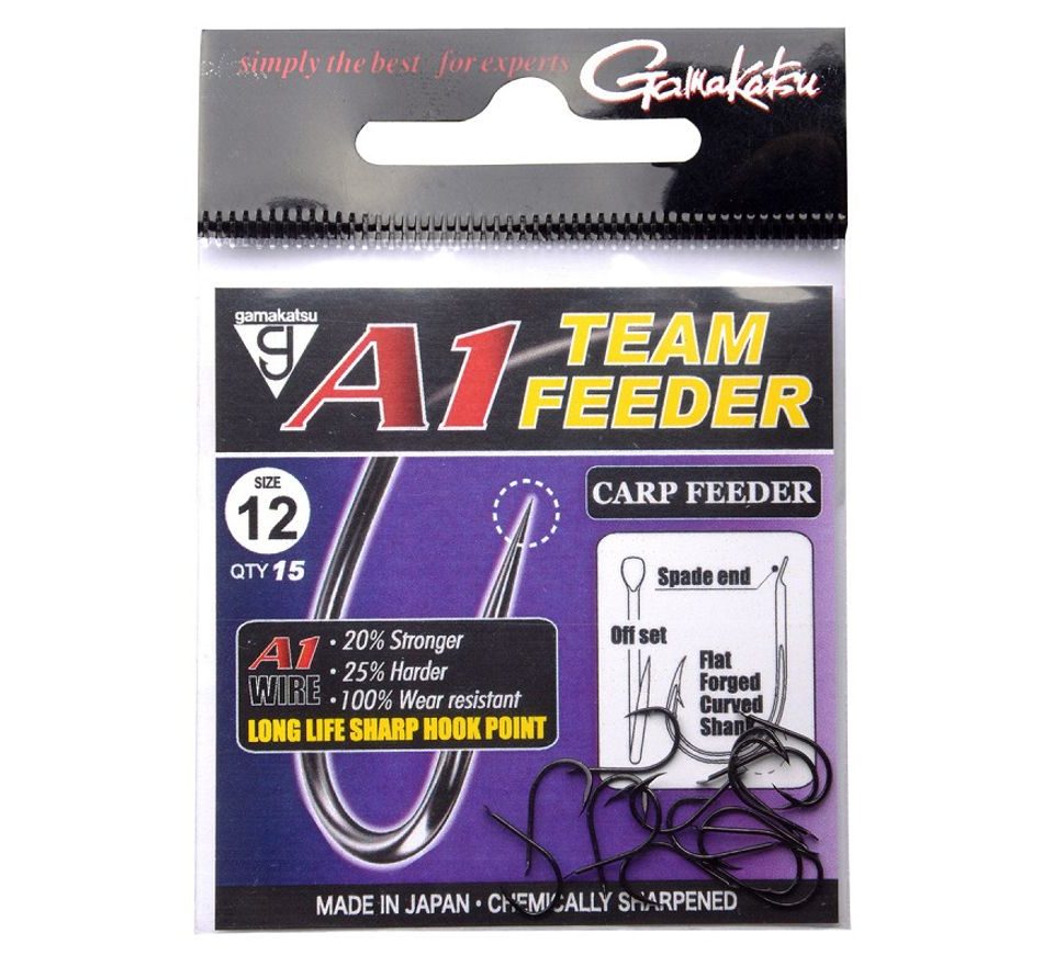 Gamakatsu Háčky A1 Team Feeder Carp Feeder Hooks 15ks