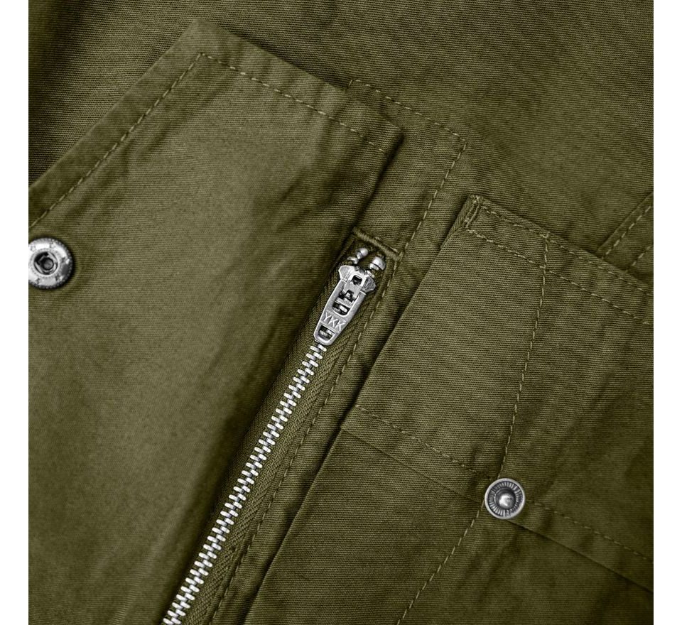 KUMU Lehké kalhoty Utility Cargos Khaki