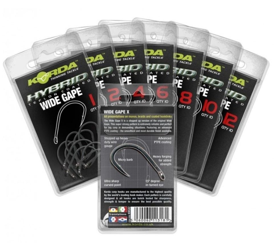 Korda Háčky Wide Gape 10ks