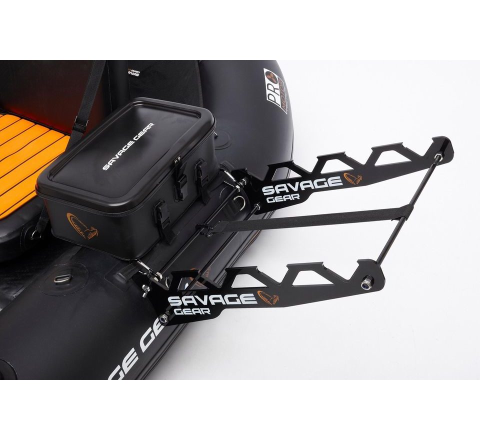 Savage Gear Držiak prútov Belly Boat Rod Station Black 4 Prúty