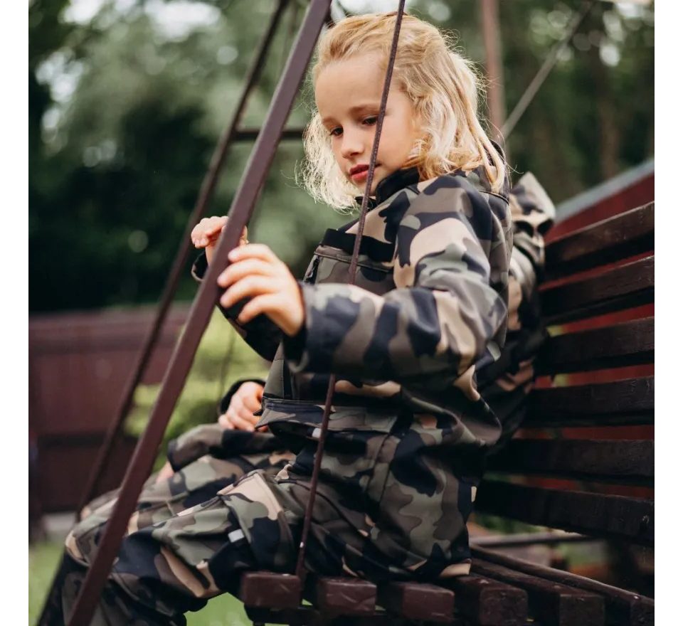 Šijeme srdcem Bunda Softshell V kapse celý revír