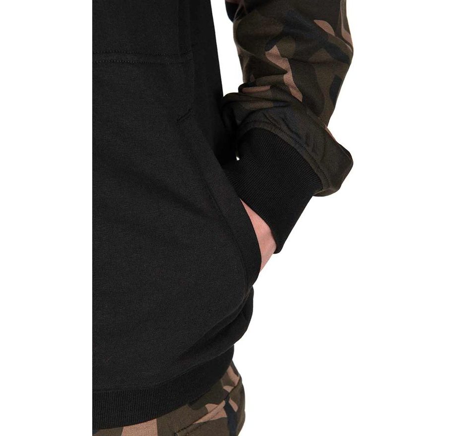 Fox Mikina LW Black/Camo QTR ZIP