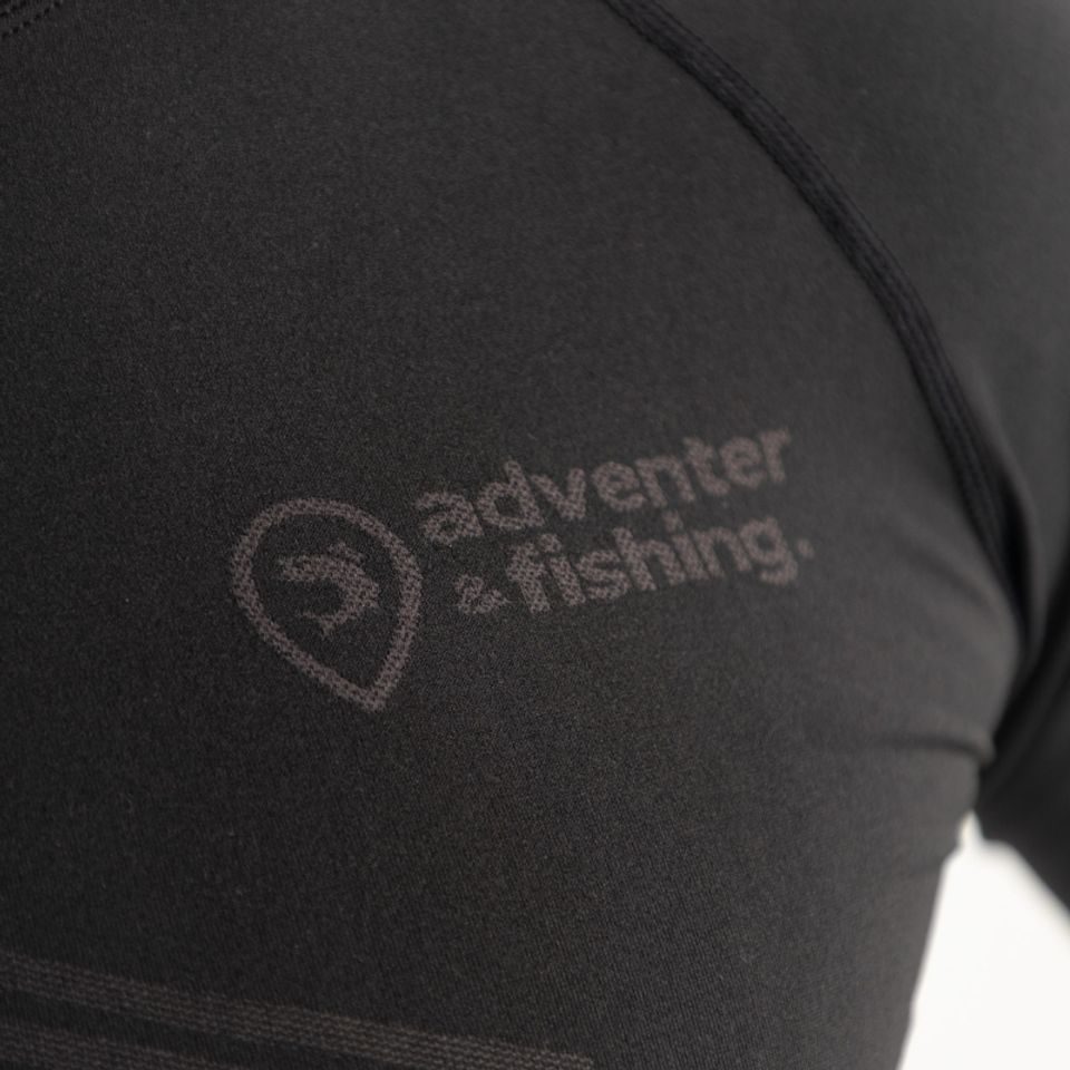Adventer & fishing Spodní prádlo tričko Steel & Black