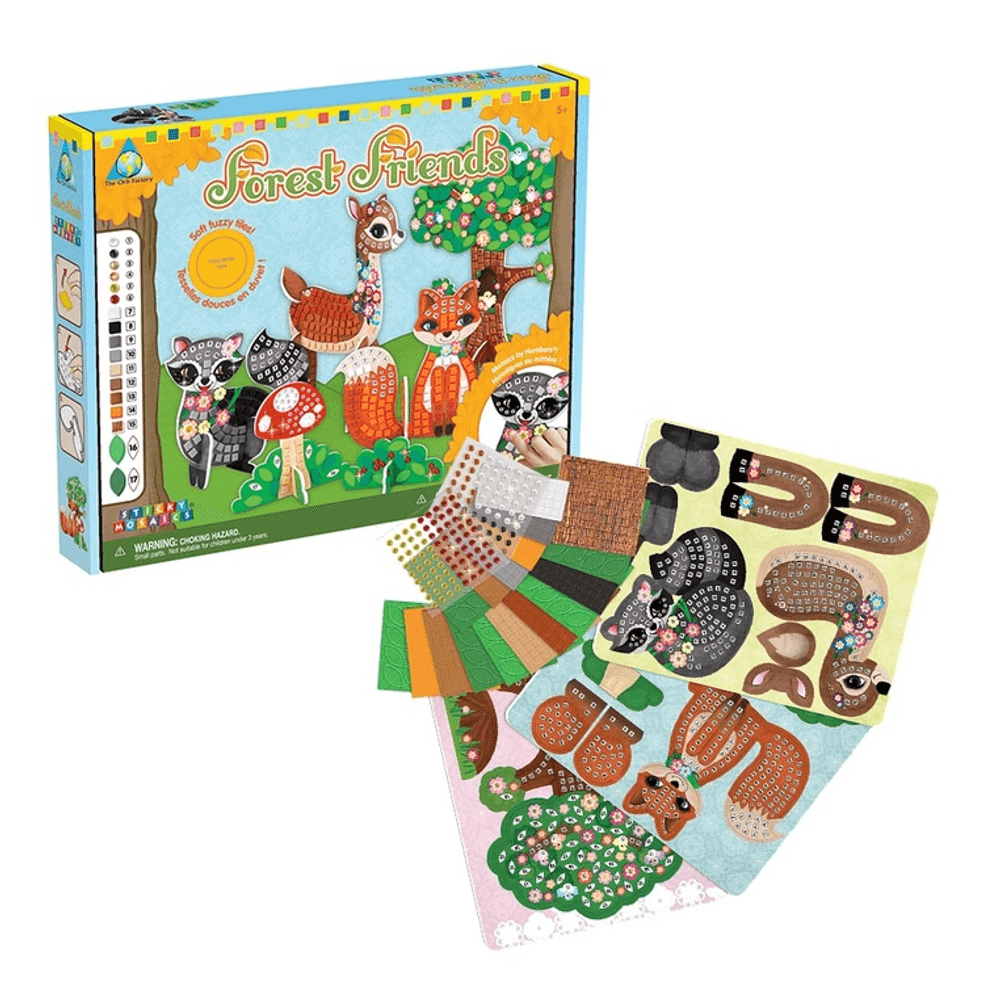 Obrázky lesní kreativní 6ks, +1000 dílků