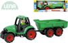 LENA Truckies traktor funkční s vlečkou 32cm set s panáčkem v krabici 1625