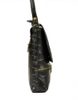 Kožená dámská crossbody kabelka v kroko designu světle šedá