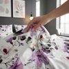 Saténové povlečení LUXURY COLLECTION Ibišek fialový