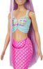 MATTEL BRB Panenka Barbie mořská panna dlouhé vlasy set s doplňky