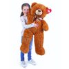 Velký plyšový medvěd Oskar 90 cm hnědý