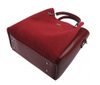Elegantní dámská kabelka S728 červeno-bordová GROSSO