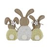 Velikonoční dekorace zajíčci D7663 - 18x2x14,5