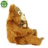 Plyšový orangutan s mládětem 25 cm