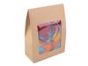 Papírová krabice natural s průhledem 9,5 x 13 x 4 cm