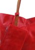 Velká růžová shopper dámská taška s crossbody uvnitř