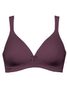 Vyztužená podprsenka 5266 bez kostic vínová
