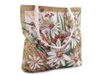 Lněná taška sovy 40x45 cm