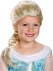 KARNEVAL Paruka Elsa dětská s copánkem Frozen (Ledové Království)