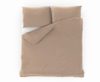 Jednobarevné bavlněné ložní povlečení Béžové 140×200, 70×90 cm