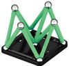 GEOMAG Glow 25 dílků ve tmě svítící Eko magnetická STAVEBNICE