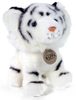 PLYŠ Tygr bílý sedící 18cm Eco-Friendly *PLYŠOVÉ HRAČKY*