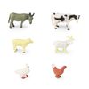 Sada domácích zvířat v krabičce 6 ks