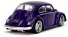 Jada VW Beetle 1972 (volný chod, kov) + figurka Wednesday