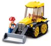 SLUBAN Town Buldozer malý 132 dílků + 1 figurka STAVEBNICE