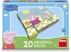 DINO DŘEVO Kubus Peppa Pig Veselý den obrázkové kostky set 20ks
