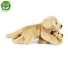 Plyšový labrador s miminkem ležící 25 cm