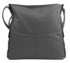 Praktická velká dámská crossbody kabelka 47-MH tmavě šedá