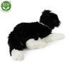 Plyšový pes BORDER KOLIE ležící 45 cm ECO-FRIENDLY