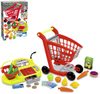 Ecoiffier nákupní vozík + pokladna (potraviny, peníze)
