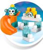 MEGA BLOKS Velká skluzavka baby stavebnice Peek A Blocks set 13 dílků + zvířátko