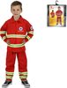 KARNEVAL Šaty záchranář český potisk vel. M (117-128cm) 6-8 let *KOSTÝM*