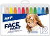 KARNEVAL Barvy na obličej MFP set 12ks *KARNEVALOVÝ DOPLNĚK*