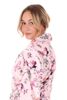 Dámský květinový župan TOYA růžová 21 26 0100