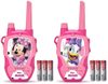 DICKIE Vysílačky dětské Walkie Talkie 2,4GHz Minnie Mouse set 2ks na baterie