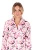 Dámský župan se zipem TOYA růžová 71 26 0010