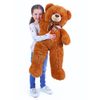 Velký plyšový medvěd Oskar 90 cm hnědý