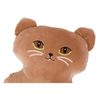 Polštářek mikrospandex Kočka hnědá 32 cm