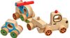 LUCY AND LEO DŘEVO Můj první kamion herní set dopravní prostředky 4 díly