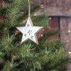 Dekorace hvězda D2421 - 12 x 1,2 x 12 cm