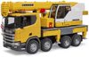 BRUDER 03571 Scania 560R jeřáb Liebherr na baterie Světlo Zvuk model 1:16 plast