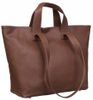 Kožená dámská shopper kabelka Artemisia hnědá