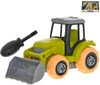 Traktor montážní šroubovací set s nástrojem volný chod plast v krabici